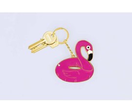 Doiy Keychain FLamingo