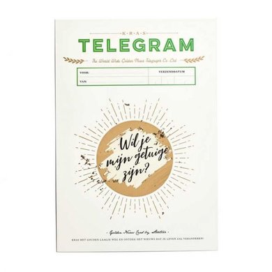 Stratier Kras telegram " getuige "