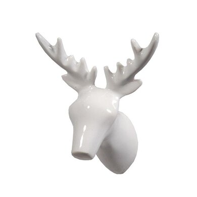 Wandhaak dear deer white