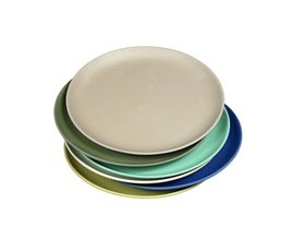 Zuperzozial Bamboo plates set of 6