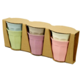 Zuperzozial Bamboo beaker set of 6 breeze