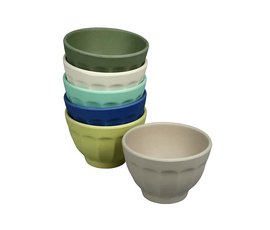 Zuperzozial Bamboe bowls set van 6 breeze