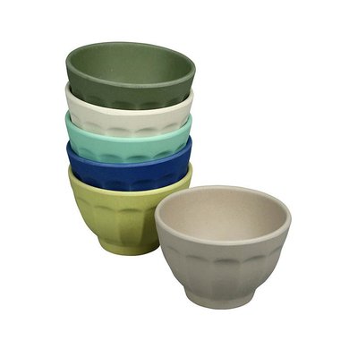 Zuperzozial Bamboe bowls set van 6 breeze