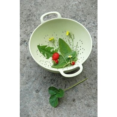 Zuperzozial Bamboo strainer 15 cm willow green