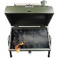 Gusta Gusta Barbecue en roker 2-in-1  zwart