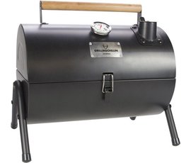 Gusta Gusta Barbecue en roker 2-in-1  zwart