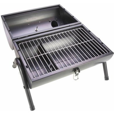 Gusta Gusta Barbecue and smoker 2-in-1 zwart