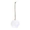 Bloomingville Hang bloempot glas rond