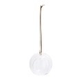 Bloomingville Hang bloempot glas rond