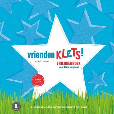 Gezinnig Vriendenklets blauw