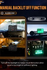 Auxbeam AC-1200 AUXBEAM Switch panel with Remote control  Off Road Lights