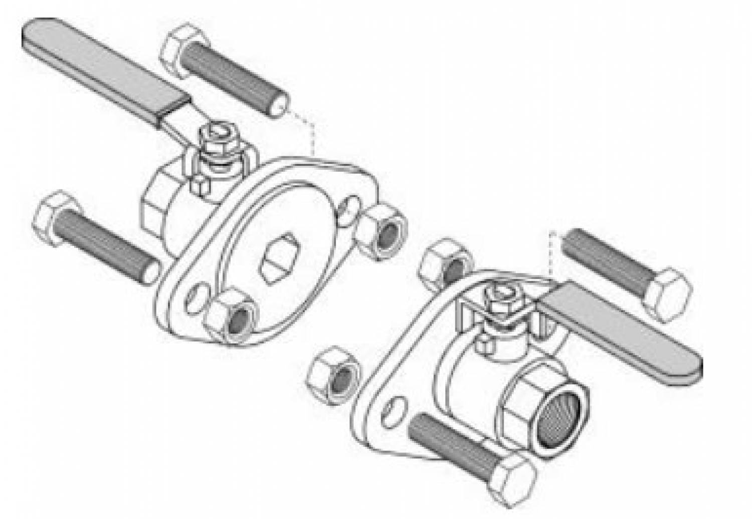 Outdoor Boilers of Europe Flenskit, 1 1/4"