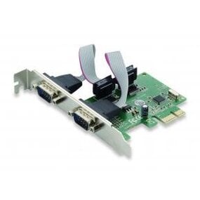 Conceptronic Conceptronic SRC01G PCIe Card [2-Port, PCIe 1.1, Serial RS-232, 2.5 Gbit/s, Green]