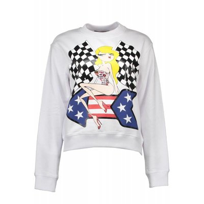 Alvan Trading Dames sweater love moschino