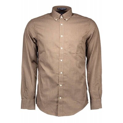 Alvan Trading Gant Heren Overhemd  donker brown