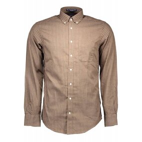 Alvan Trading Gant Heren Overhemd  donker brown