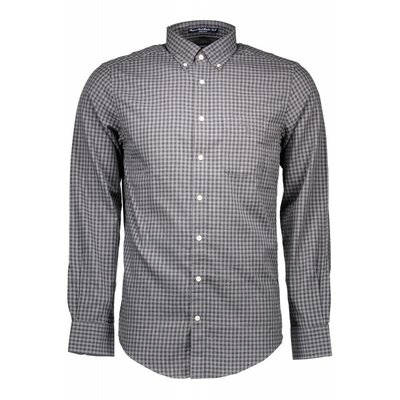 Alvan Trading Gant Heren Overhemd  donker grijs