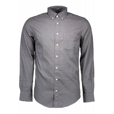 Alvan Trading Gant Heren Overhemd  donker grijs