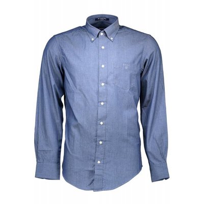 Alvan Trading Gant Heren Overhemd donker Blauw Alvan Trading Gant Heren Overhemd donker Blauw