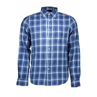 Alvan Trading Gant Heren Overhemd  Blauw