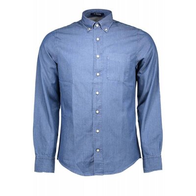 Alvan Trading Gant Heren Overhemd Blauw Alvan Trading Gant Heren Overhemd Blauw