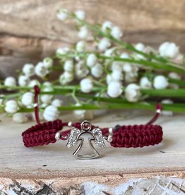 Macrameearmband Engel