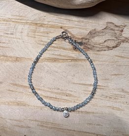 Armband mit Apatitsteinen in 925 Silber