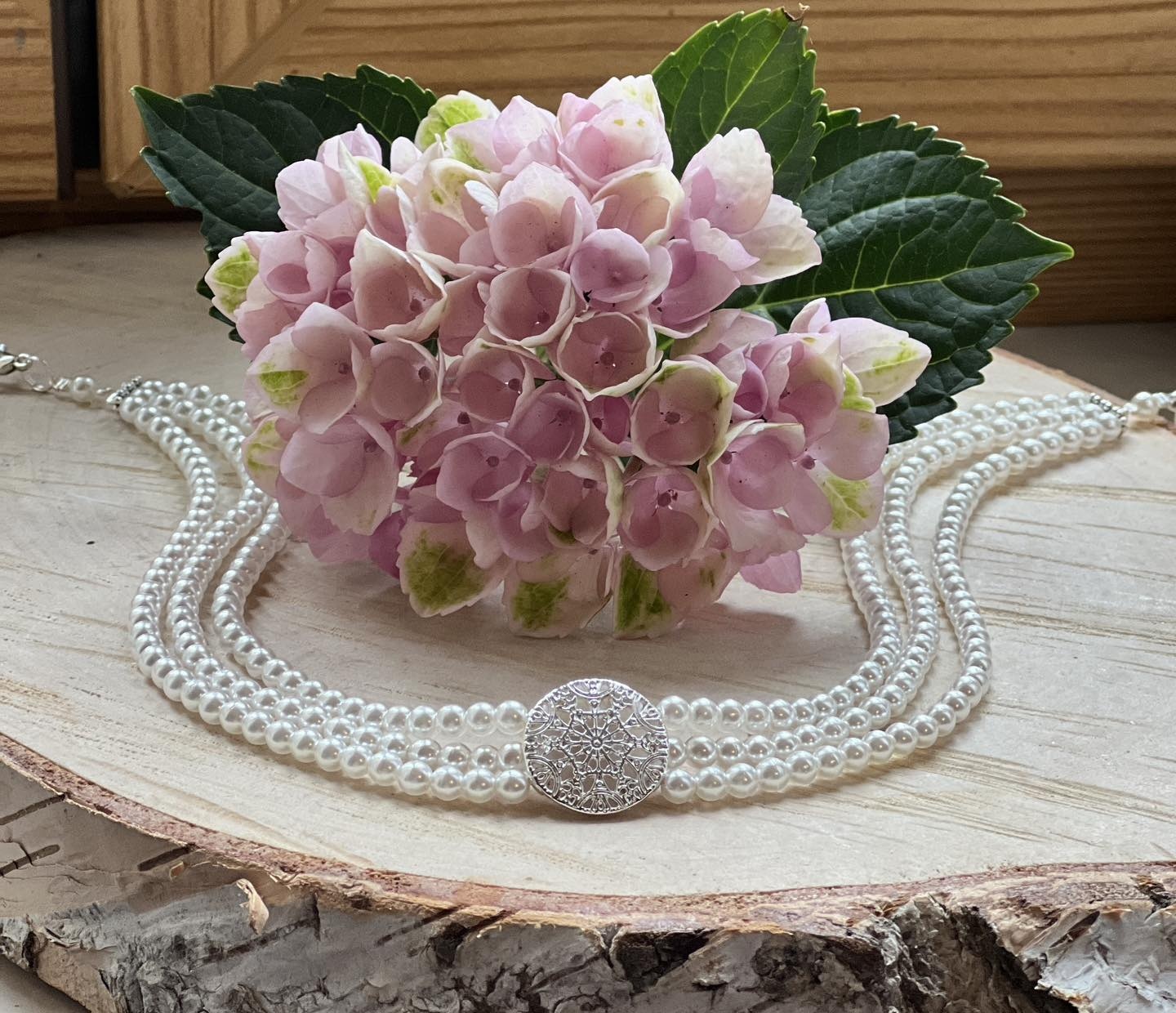 Kropfkette dreireihig