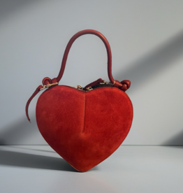 Ledertasche Herzform
