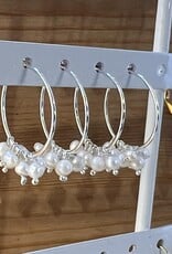 Creolen mit Süßwasserperlen