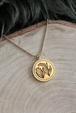 Kette mit Geburtsblume