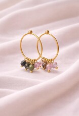 Creolen mit Süßwasserperlen