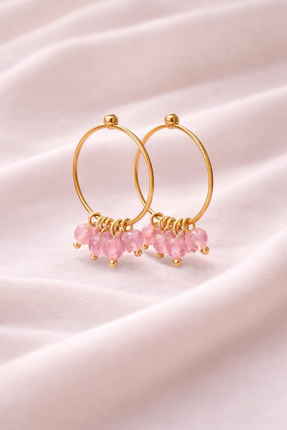 Creolen mit Süßwasserperlen