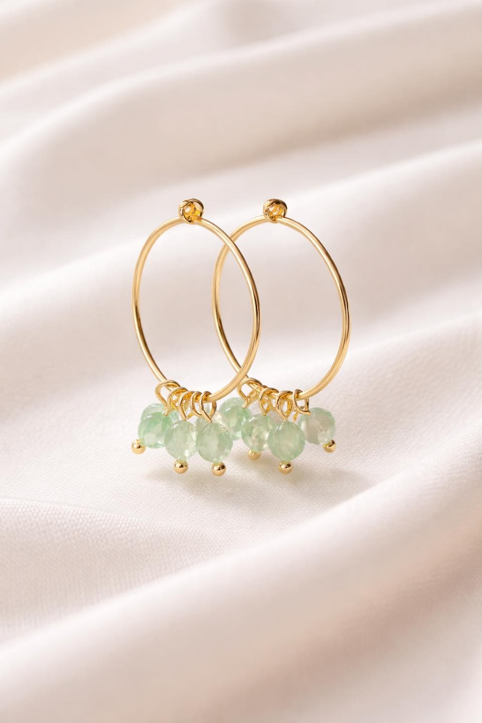 Creolen mit Süßwasserperlen