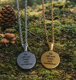 Kette Edelstahl mit Spruch