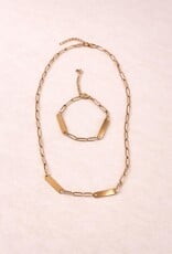 Paperclipkette individuell gravierbar