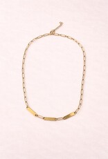 Paperclipkette individuell gravierbar