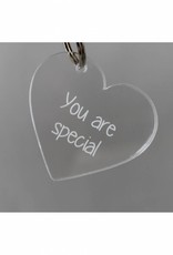 Sleutelhanger hartje "You are special"