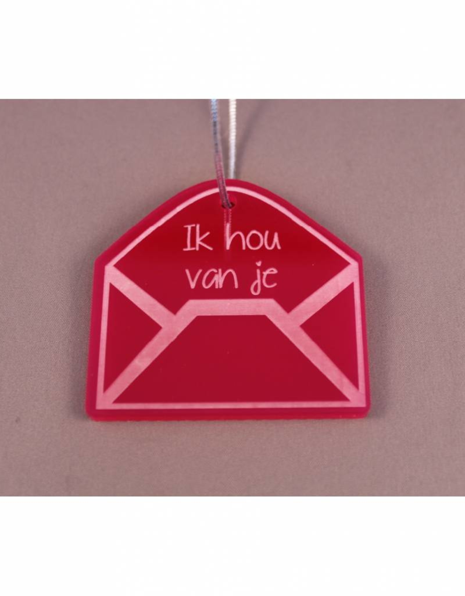 Cadeau-label Envelop - "Ik hou van je"