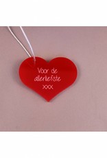 Cadeau-label Hart - "Voor de allerliefste"