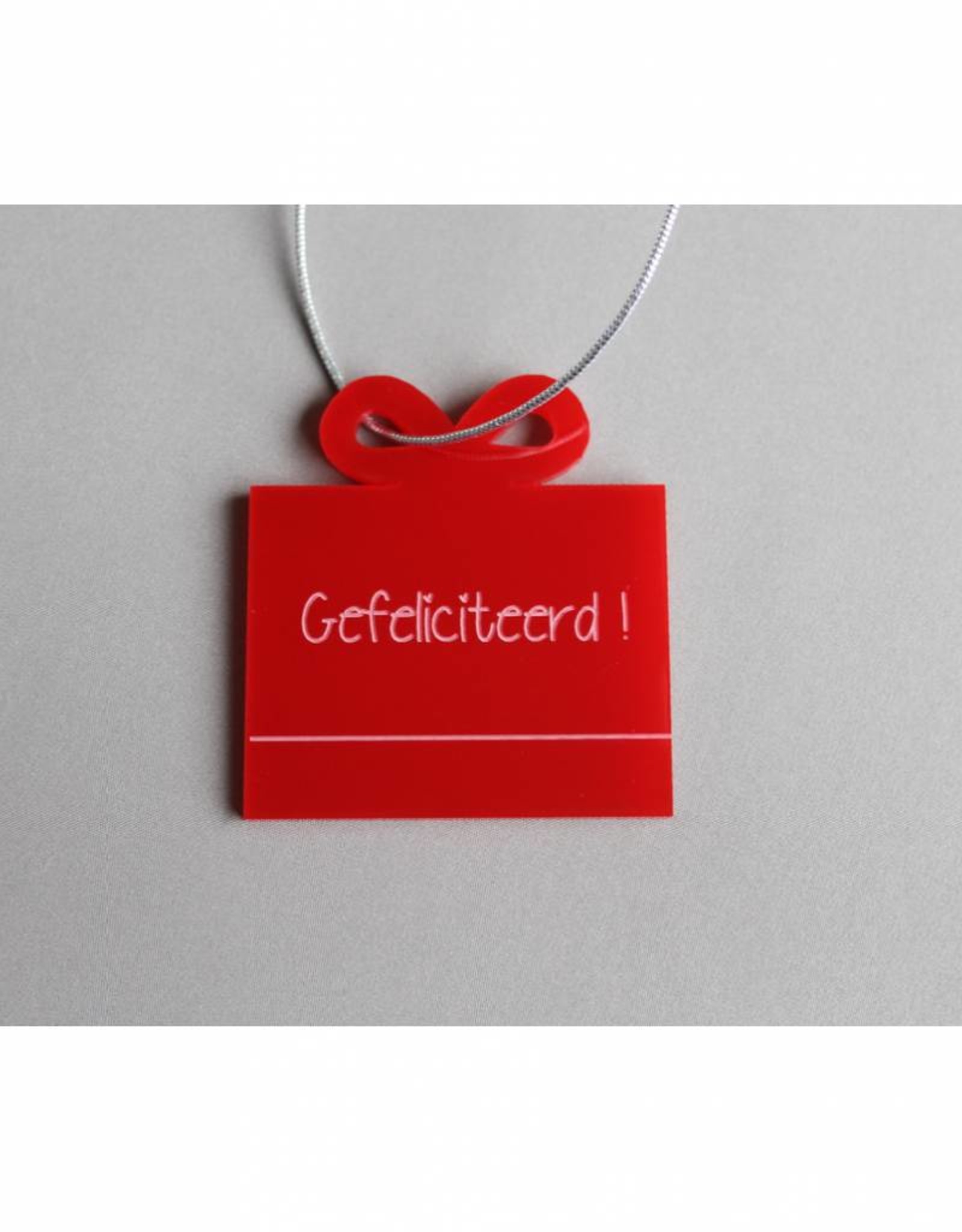 Cadeau-label Cadeau - "Gefeliciteerd"