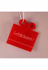 Cadeau-label Cadeau - "Gefeliciteerd"