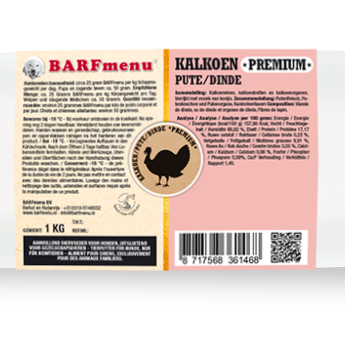 BARFmenu® Kalkoen *Premium*