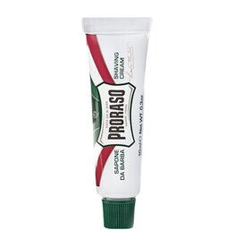 OPTIONEEL: Proraso Green Refreshing Shaving Cream Mini 10 ml.