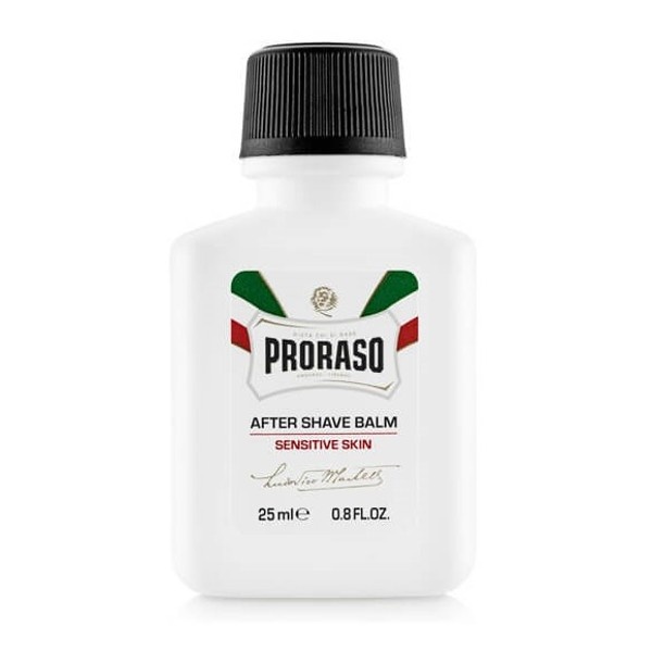 OPTIONEEL: Proraso White Sensitive After Shave Balm Mini 25 ml.