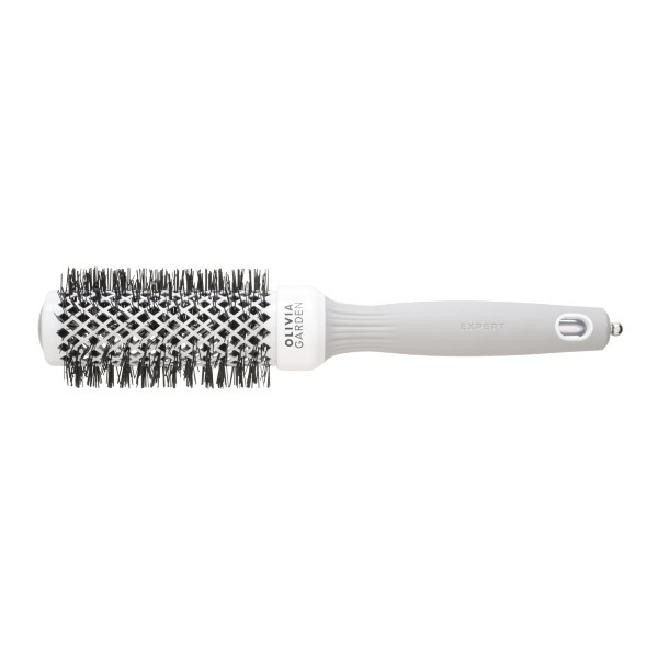 Olivia Garden Borstel Expert Blowout Shine - White & Grey