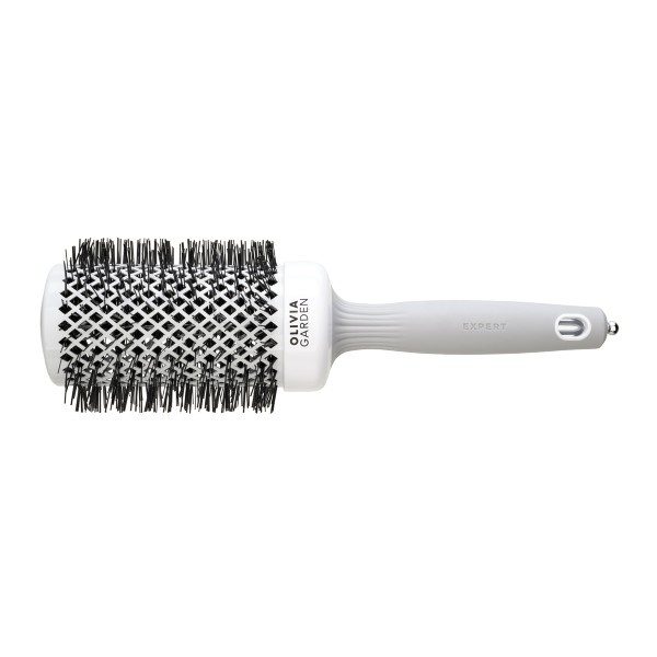 Olivia Garden Borstel Expert Blowout Shine - White & Grey