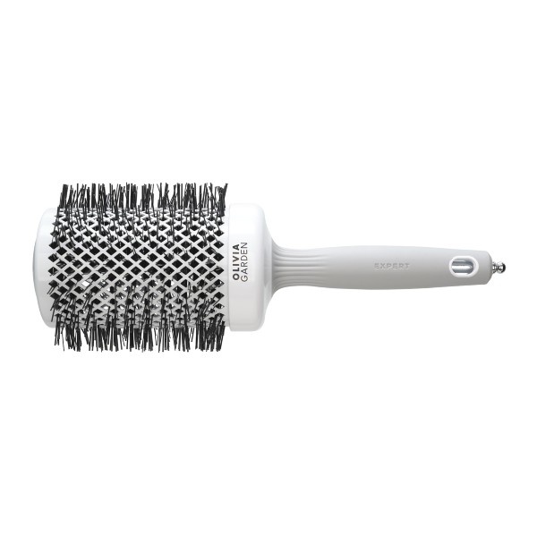Olivia Garden Borstel Expert Blowout Shine - White & Grey