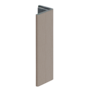 Keralit Eindprofiel 17 mm - Vergrijsd ceder (1 x 400 cm)