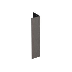Keralit Verlengd eindprofiel 17x44 mm - Kwartsgrijs (1 x 400 cm)
